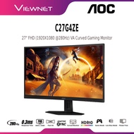 AOC 27" C27G4ZE (280HZ/0.3MS) / C27G2 (165HZ/1MS) FHD (1920x1080) VA PANEL LCD CURVED GAMING MONITOR