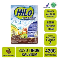 Hilo Platinum Swiss Chocolate 420gr Milk Powder hi Calcium