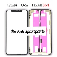 IPHONE X + FRAME + OCA LCD TOUCHSCREEN WINDSHIELD