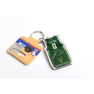 WinCraft NBA Milwaukee Bucks Damian Lillard Acrylic Jersey Key Ring