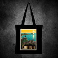 ERITREA (AFRICA VINTAGE TRAVEL) Printed tote bag canvas