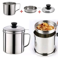 Oil Pot 1.3 Liter Oil Storage Container/ Oil Filter/ Cooking Oil Storage Container Filter
