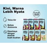 NYU Hair Colour Halal Pewarna Rambut Sah Solat Hair Dye Tutup Uban Bebas Ammonia Long Lasting Colour
