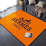 Hermès 愛馬仕 地毯 地毯 潮牌 地毯 地墊 玄關地墊 房間裝飾 Kaws 大地毯裝飾床邊 居家裝飾佈置 居家裝潢 名牌