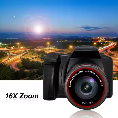 Digital Camera 16X Focus Zoom Design 1920*1080 Supported SD Card Battery Powered Operated for Travel