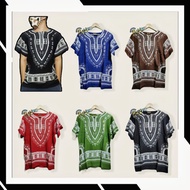 Colored Base Dashiki Bohemian Shirt Rhapsody Boho Batik Ethnic Indian TShirt