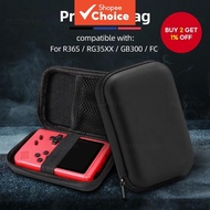 Carrying Case Storage Bag for FC/GB300/R36s Handheld Game Console - Portable Protective Box for Trav
