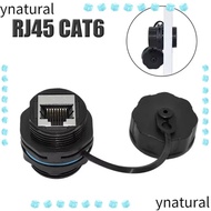 YNATURAL Cat6A RJ45  Connector, Circular IP68 Waterproof RJ45  Connector, Ethernet Bridge Joint Shie