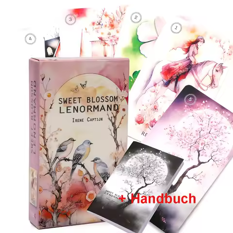 Sweet Blossom Lenormand Lenormandkarten auf Deutsch 36 Karten plus 2 zusätzliche Karten Im Booklet w