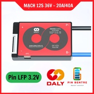 Mạch 12S 36V Pin Sắt dòng xả 20A 40A DALY BMS cân bằng và bảo vệ Pin [PBT247]
