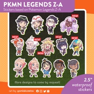 Pokemon Legends Z-A Trainers Stickers by yamiakuzetsu