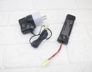 台南 武星級 9.6V 鎳氫電池 標準型+ 9.6V 充電器 ( 充電電池AEG EBB電動槍AK步槍BB槍BB彈MP5