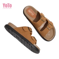 YOTO New Women's Slippers Platform Double Buckle Retro Comfortable Sandals For Women Sandals Women