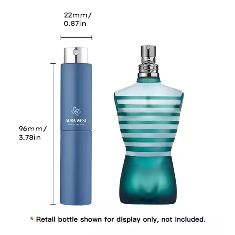 Jean Paul Gaultier - Le Male EDT Travel Spray (5ml), Genuine Fragrance Decant, Not Original Bottle, 
