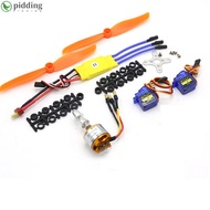 PIDDING A2212 2200KV  Products Motor Bracket 6035 Propeller SG90 9G Micro Servo Brushless Motor