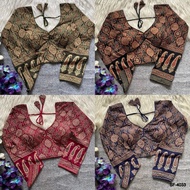 (S TO XL) Galaxy Ajrak Heritage Cotton Ready-Made Blouse-SF-4033
