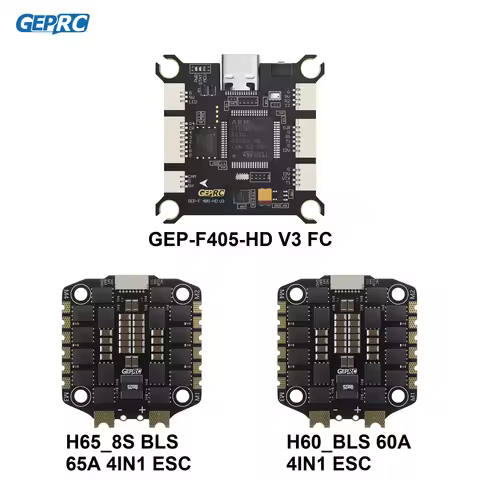 GEPRC TAKER F405 HD V3 Flight Controller 65A 60A 4IN1 ESC 42688-P Gyro Data Analyze Record Flight Ba