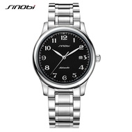 SINOBI Men's Luxury Watch Top Brand Mechanical Wrist Watches Sapphire Glass Waterproof Automatic Stainless Steel Male Watch SYUE