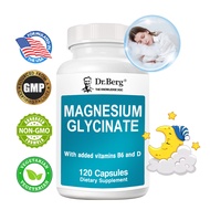 Magnesium Glycinate Supplement To Support Brain, Nerve and Muscle Health and Mood Health