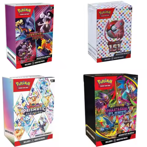 Pokemon Card v10 Booster bundle Destined Rivals Prismatic Evolutions Scarlet Violet 151 English ME02