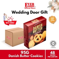 [MAX 2 CARTONS PER ORDER] Ever Delicious Danish Butter Cookies - 95G Biskut x 48Boxes- Wedding Doorg