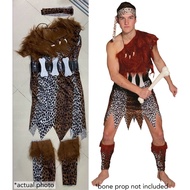 Tarzan Caveman Costume Halloween Cosplay for Men Adults