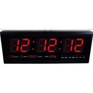 Jam dinding Meja LED digital Hotai HT-4819SM HT 4819SM HT4819SM RED Besar
