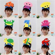 Penguin Headdress Kindergarten Children Stage Dress Up Performance Cartoon Sea Animal Headgear Games