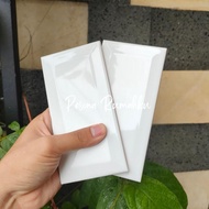Keramik dinding subway putih bevel 7.5x15 - Takko White Glossy Bevel