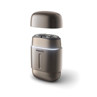 PHILIPS 飛利浦 RQ903/06 便攜式電鬚刨系列(灰金 ) 結合時尚功能與優異刮鬍效能，提供高達0.00毫米的貼膚淨剃效果