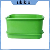 UKI Plastic Sprouting Tray Kits Microgreens Growing Trays for Sprouting Seed Bean Wheatgrass Sprout Maker Container