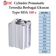 Cylinder pneumatic Compact SDA100 pneumatic Air Cylinder SDA 100