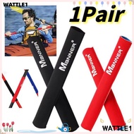 WTTLE 1Pair Kayaking Oars Handle Cover, Diving fabric 25*5cm Canoe Paddle Grips Handle Cover, 4 Colo