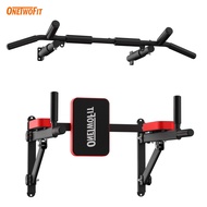 OneTwoFit Multifunctional Wall Mounted Pull Up Bar Chin Up bar Home Gym Exercises Equipment