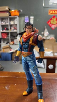 Bandai | New 35cm  Hy Studio Dragon Ball Android 17 Anime Figures Super Android Figure Pvc Statue Or