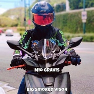 MIO GRAVIS Side mirror with bracket and visor set