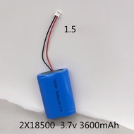 18500แบตเตอรี่ลิเธียม3.7V 18490 1400MAh ปัตตาเลี่ยนกล้องไฟฉายแสงจ้าไม้ตียุงไฟฟ้า