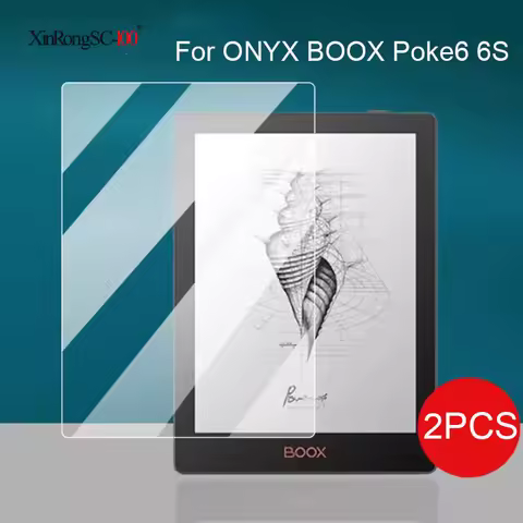 2PCS for ONYX BOOX Poke6/Poke6S Poke 6 6s 6 inch Soft TPU Nano-coated Screen Protector Protective Fi