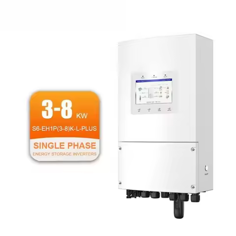 Solis Hot Sale S6-EH1P 3KW-10KW Single Phase Hybrid Solar Inverter 40V-60V Low Voltage on Off Grid E