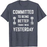 Men's cotton T-shirt Fitness Motivation For Men & Women With Saying Gym Workout T-Shirt 4XL , 5XL , 