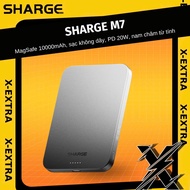 Genuine SHARGE M7 Wireless Backup Battery | MagSafe 10000mAh, 20W PD Fast Charging, Magnetic Magnet