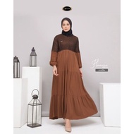 Viral Dress Premium Baju Muslimah Gamis Dress Hanara Ori Yessana Hijab