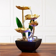[Office Desktop Water Decoration] Home Iron Art Water Fountain Office Desktop Water Decoration Creat