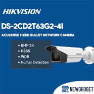 HIKVISION DS-2CD2T63G2-4I 6MP ACUSENSE FIXED BULLET NETWORK CAMERA