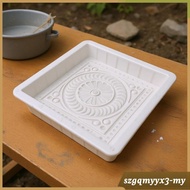 [Toolroom] Plastic Tile Mold for Garden Paving Slab Forms Vintage Square Floor Tile Edge Moulding St