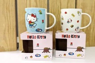 （左邊藍色）全新全家 Hello Kitty經典馬克杯 三麗鷗復刻馬克杯