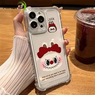 Red Bow Labubu Casing For Vivo Y19s 4G Y300 Y37 V40 Pro Lite V40E Y200 X200 Pro Mini Y28 iQOO 13 Z9s