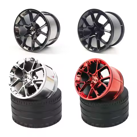 Electroplate Wheel Hub 23799 37383 Compatible With Lego MOC 1:8 42083 42115 42056 42143 Building Tec