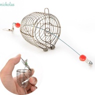 NICKOLAS Lure Cages Stainless Steel Trap Holder Fish Bait Bait Basket