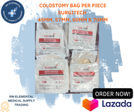 Surgitech Colostomy Bag (45mm, 57mm, 60mm, 70mm) SOLD PER PIECE